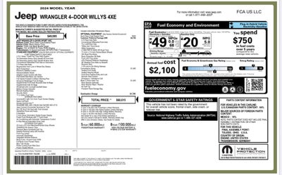 2024 Jeep Wrangler Willys 4xe