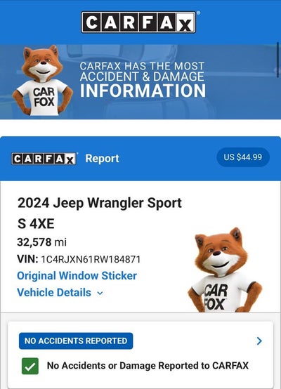 2024 Jeep Wrangler Sport S 4xe