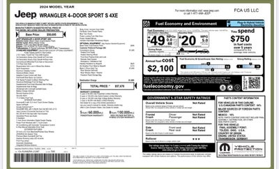 2024 Jeep Wrangler Sport S 4xe