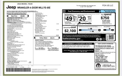 2024 Jeep Wrangler Willys 4xe