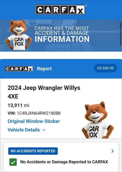 2024 Jeep Wrangler Willys 4xe
