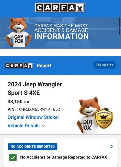 2024 Jeep Wrangler Sport S 4xe