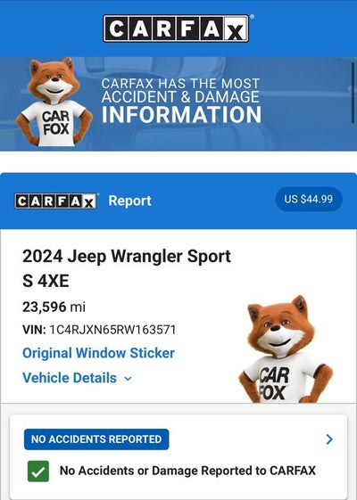 2024 Jeep Wrangler Sport S 4xe