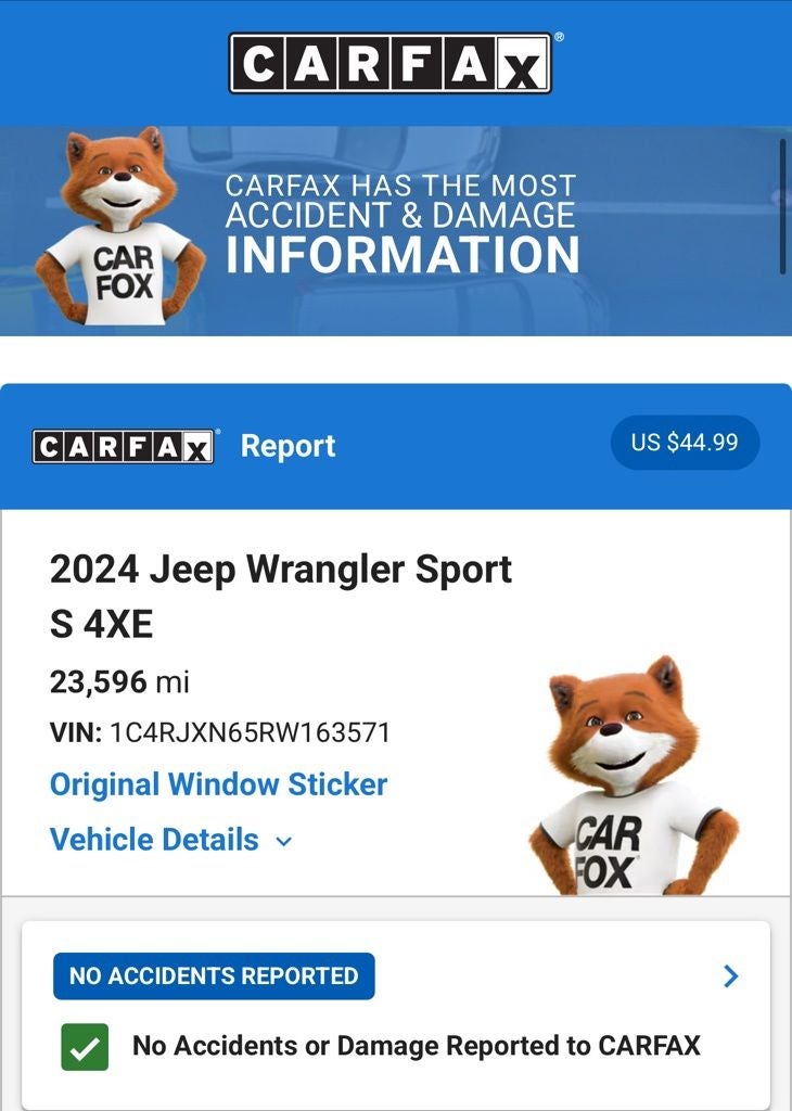 2024 Jeep Wrangler Sport S 4xe