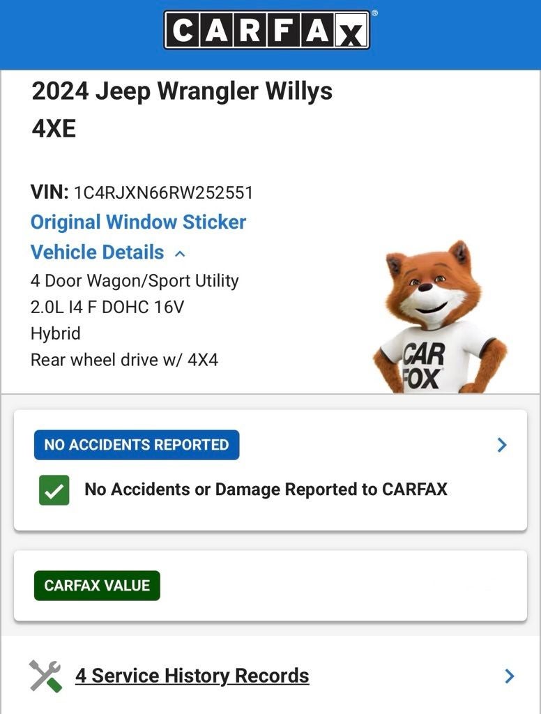 2024 Jeep Wrangler Willys 4xe