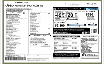 2024 Jeep Wrangler Willys 4xe