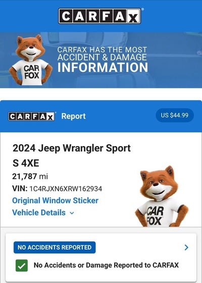 2024 Jeep Wrangler Sport S 4xe