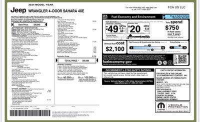 2024 Jeep Wrangler Sahara 4xe