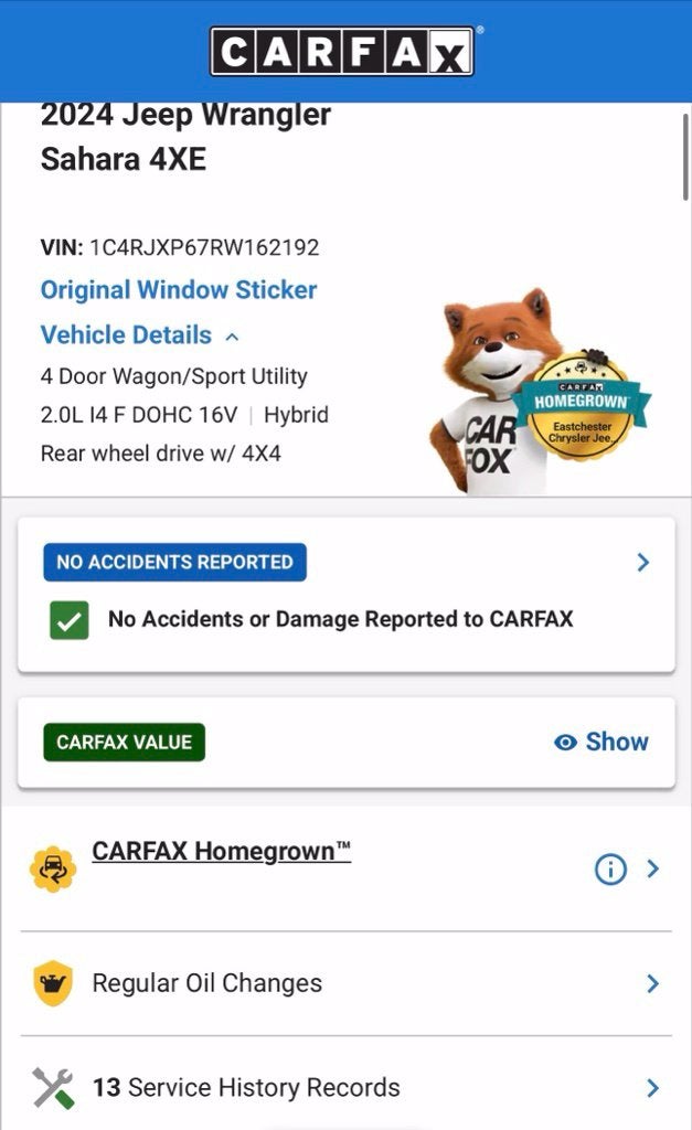 2024 Jeep Wrangler Sahara 4xe
