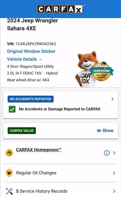 2024 Jeep Wrangler Sahara 4xe