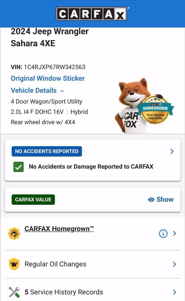 2024 Jeep Wrangler Sahara 4xe