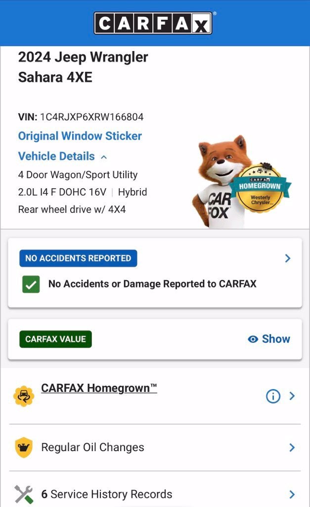 2024 Jeep Wrangler Sahara 4xe