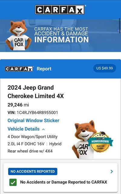 2024 Jeep Grand Cherokee Anniversary Edition 4xe