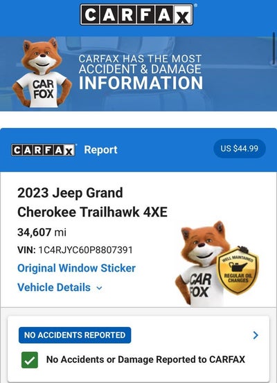 2023 Jeep Grand Cherokee Trailhawk 4xe