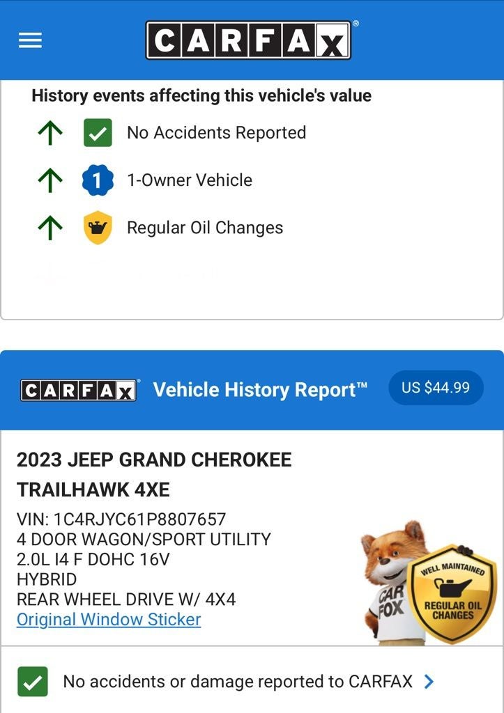 2023 Jeep Grand Cherokee Trailhawk 4xe