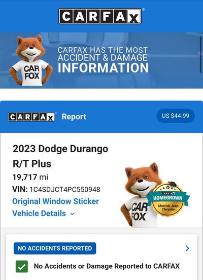 2023 Dodge Durango R/T Plus