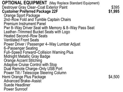 2023 Dodge Durango Orange Sport