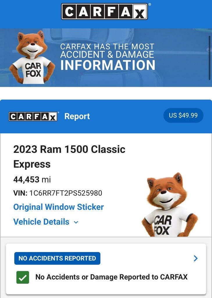 2023 RAM 1500 Classic Express