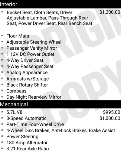 2021 RAM 1500 Classic Warlock