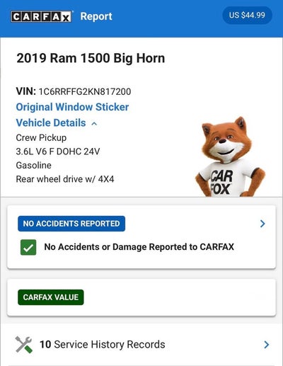 2019 RAM 1500 Big Horn/Lone Star