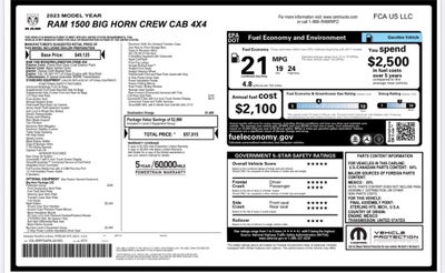 2023 RAM 1500 Big Horn/Lone Star