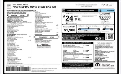 2021 RAM 1500 Big Horn/Lone Star