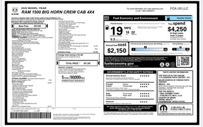 2022 RAM 1500 Big Horn/Lone Star