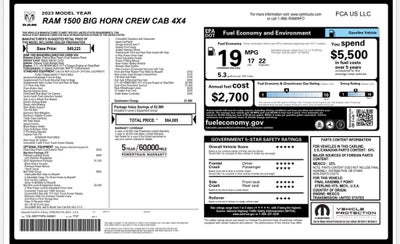 2023 RAM 1500 Big Horn/Lone Star