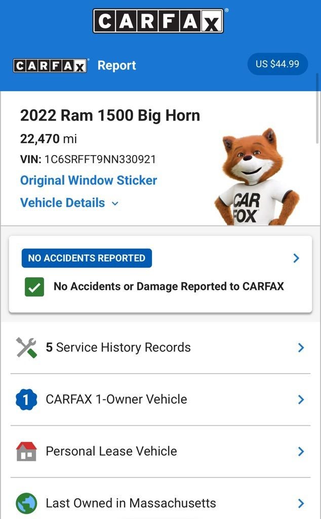 2022 RAM 1500 Big Horn/Lone Star