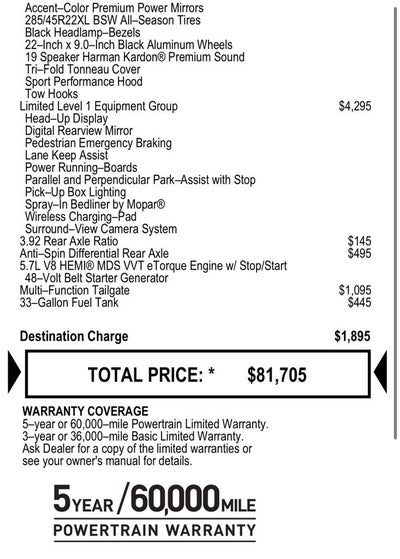2023 RAM 1500 Limited