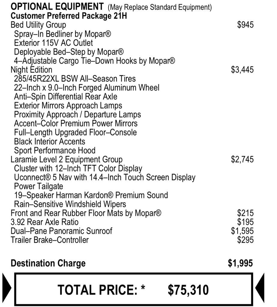 2025 RAM 1500 Laramie