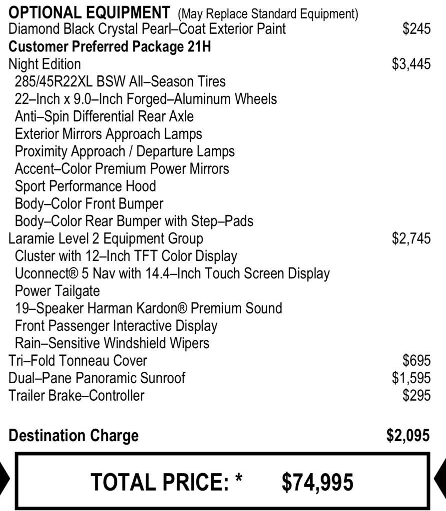 2026 RAM 1500 Laramie