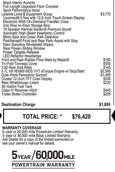 2023 RAM 1500 Laramie