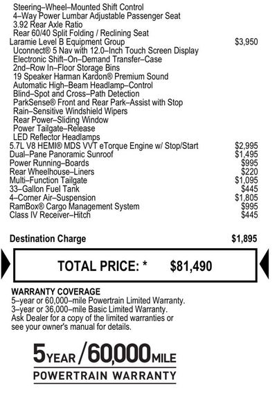 2023 RAM 1500 Laramie
