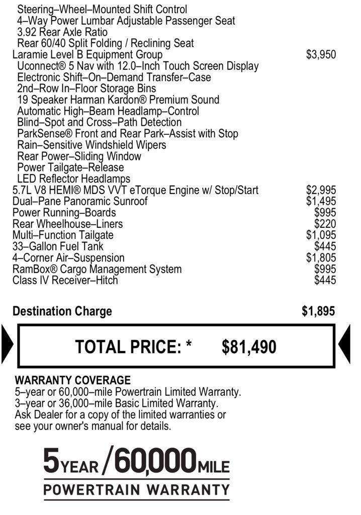 2023 RAM 1500 Laramie