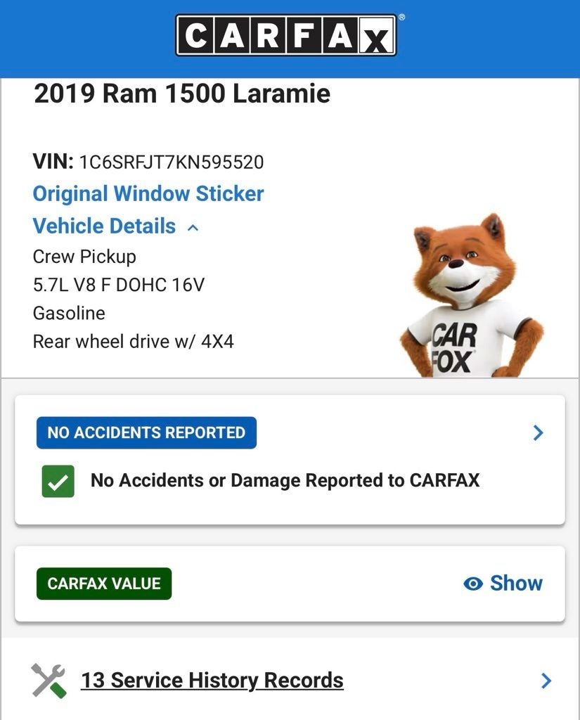 2019 RAM 1500 Laramie