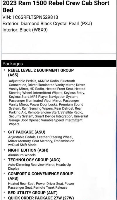 2023 RAM 1500 Rebel