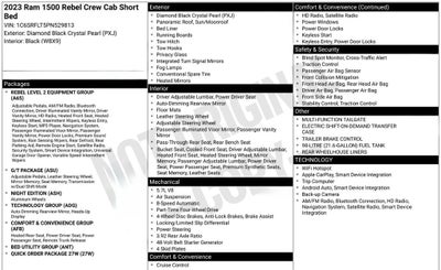 2023 RAM 1500 Rebel
