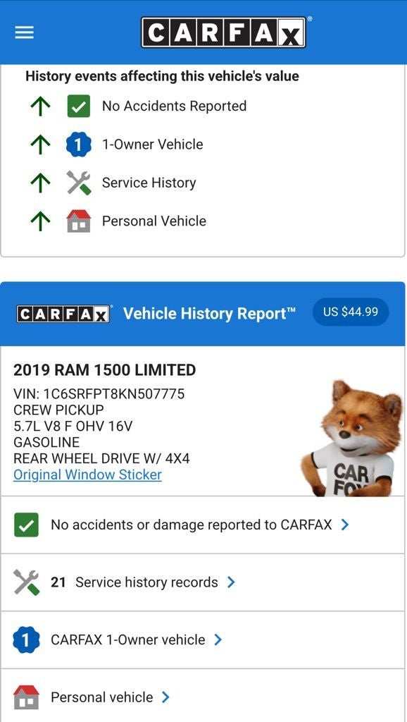 2019 RAM 1500 Limited