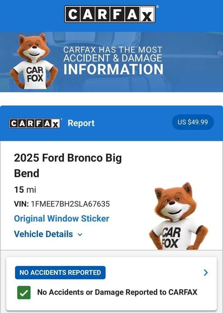 2025 Ford Bronco Big Bend