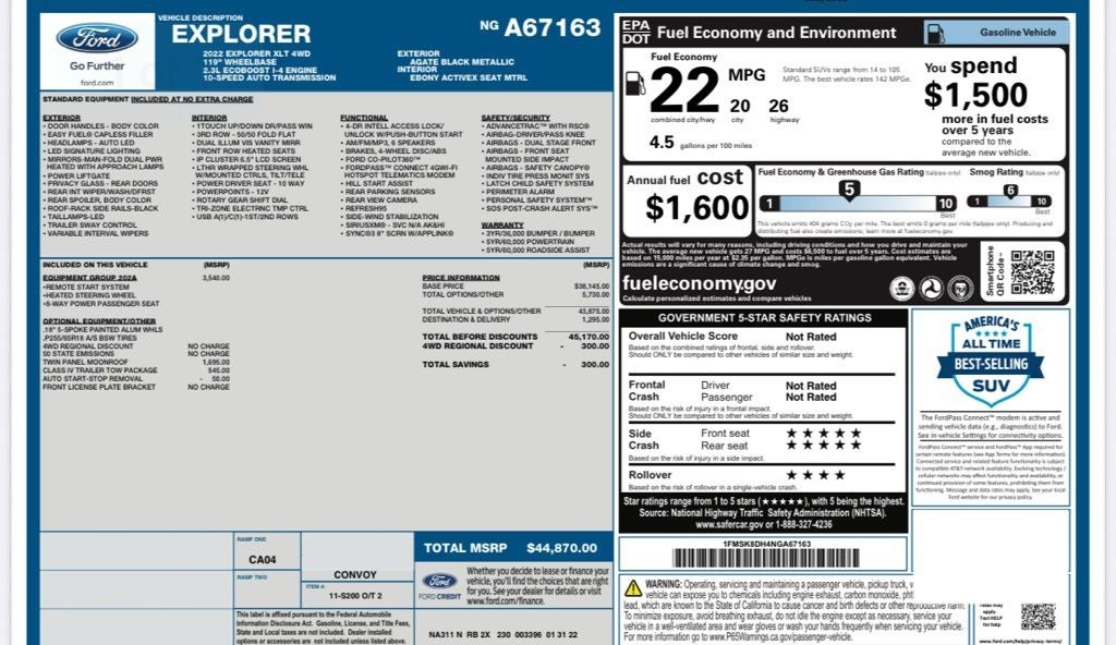 2022 Ford Explorer XLT