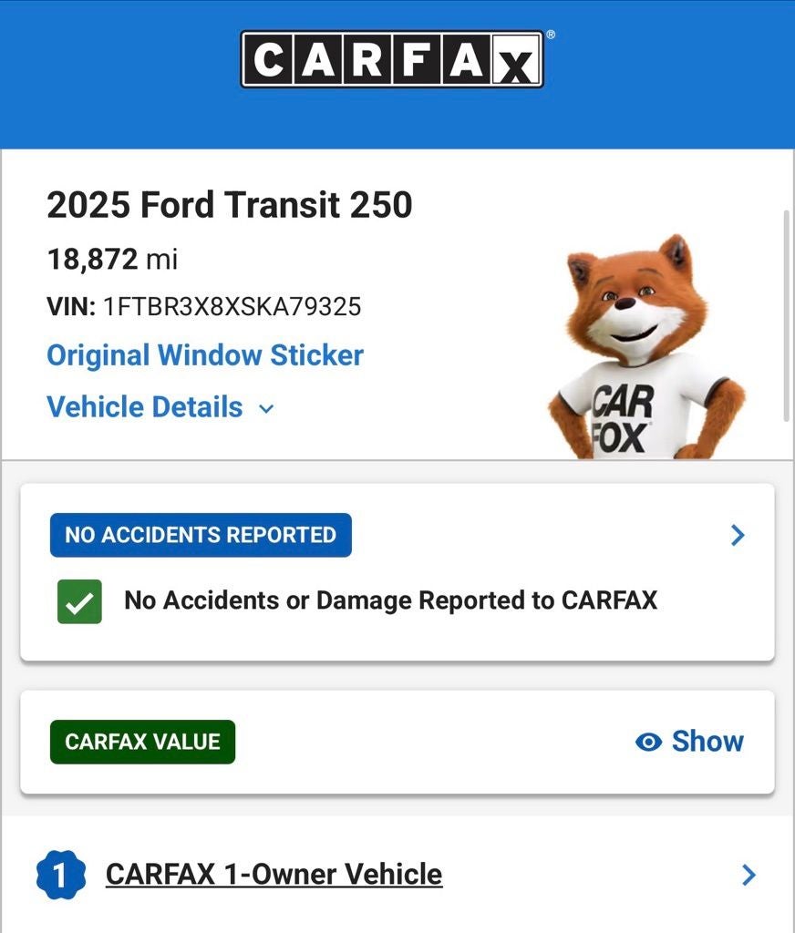 2025 Ford Transit-250 Base