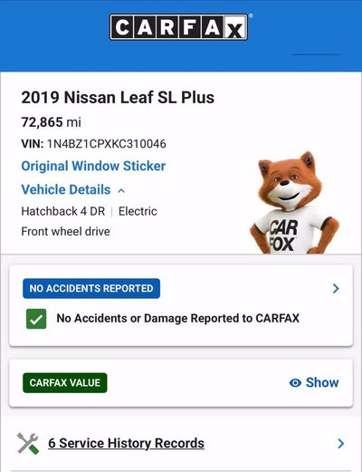 2019 Nissan Leaf SL Plus