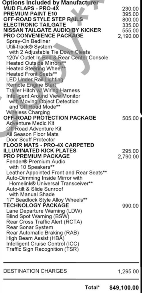 2023 Nissan Frontier PRO-4X