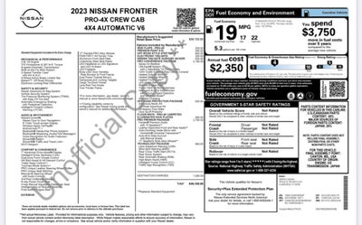 2023 Nissan Frontier PRO-4X
