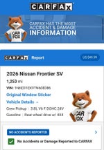 2026 Nissan Frontier SV
