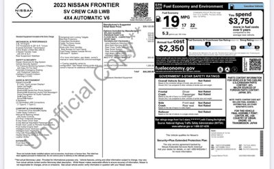 2023 Nissan Frontier SV