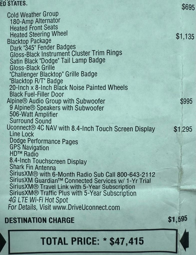 2023 Dodge Challenger R/T