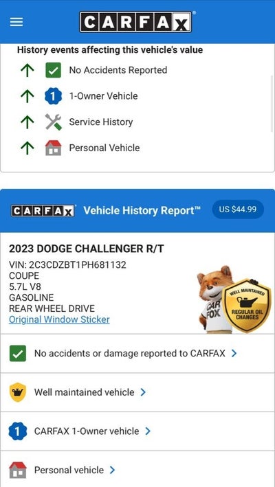 2023 Dodge Challenger R/T