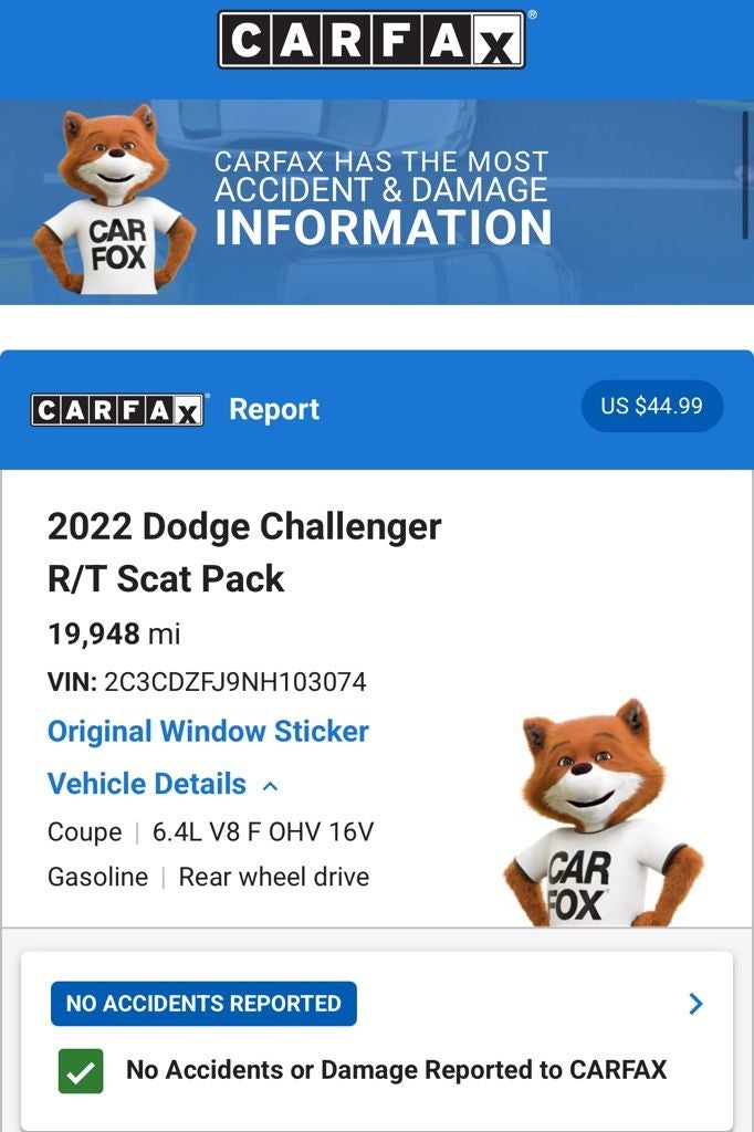 2022 Dodge Challenger R/T Scat Pack Widebody